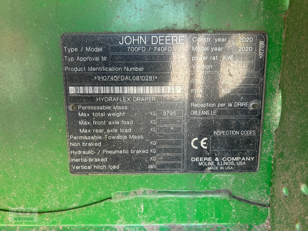 Mähdrescher tip John Deere S790, Gebrauchtmaschine in Haverlah (Poză 24)