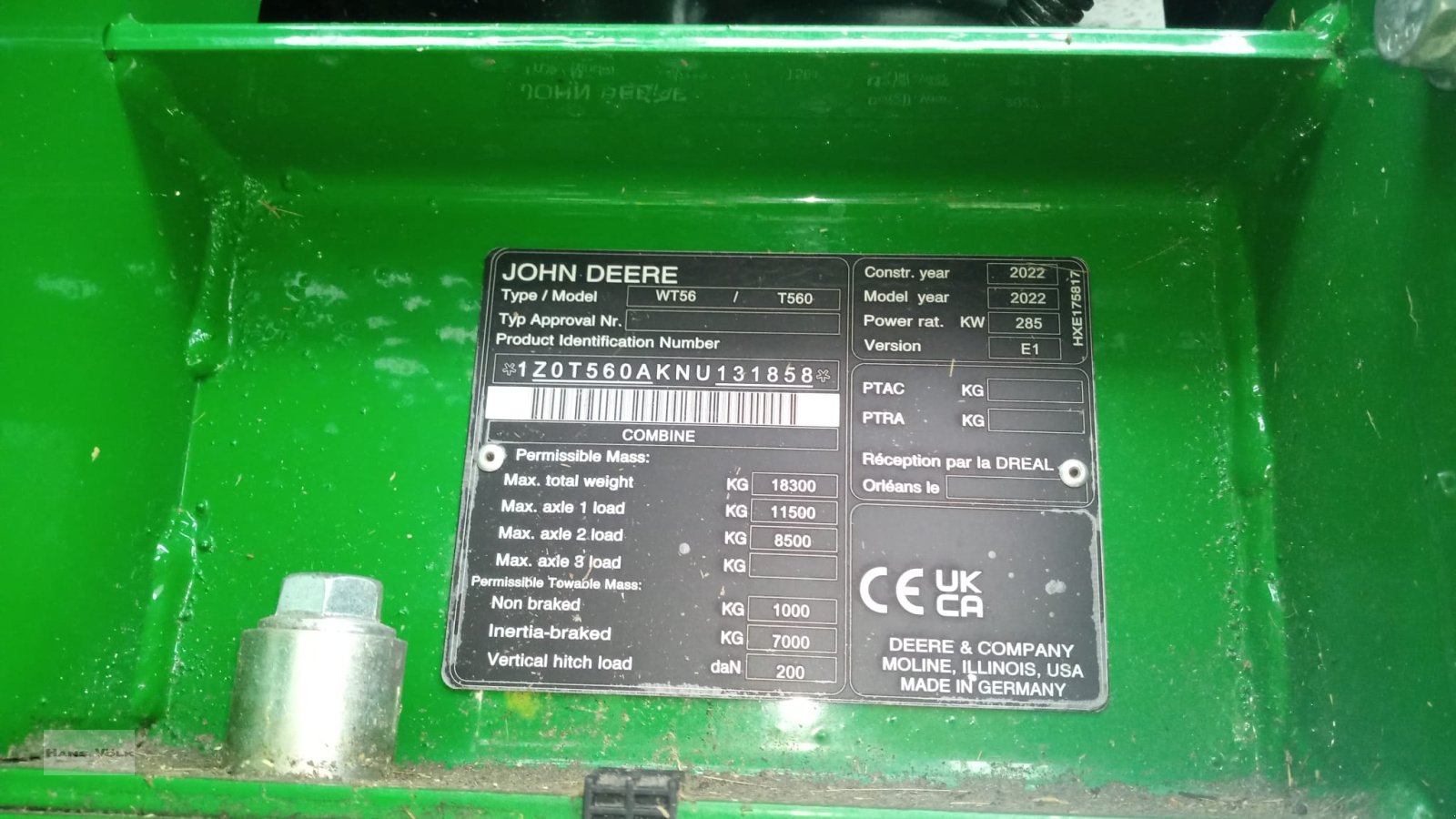 Mähdrescher del tipo John Deere T 560 i, Gebrauchtmaschine en Soyen (Imagen 18)