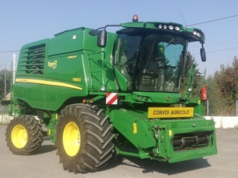 Mähdrescher del tipo John Deere T 660, Gebrauchtmaschine en MARLE SUR SERRE (Imagen 1)