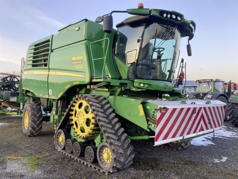 Mähdrescher tipa John Deere T 670 I ALLRAD   4 WD, Gebrauchtmaschine u Wülfershausen a.d.Saale