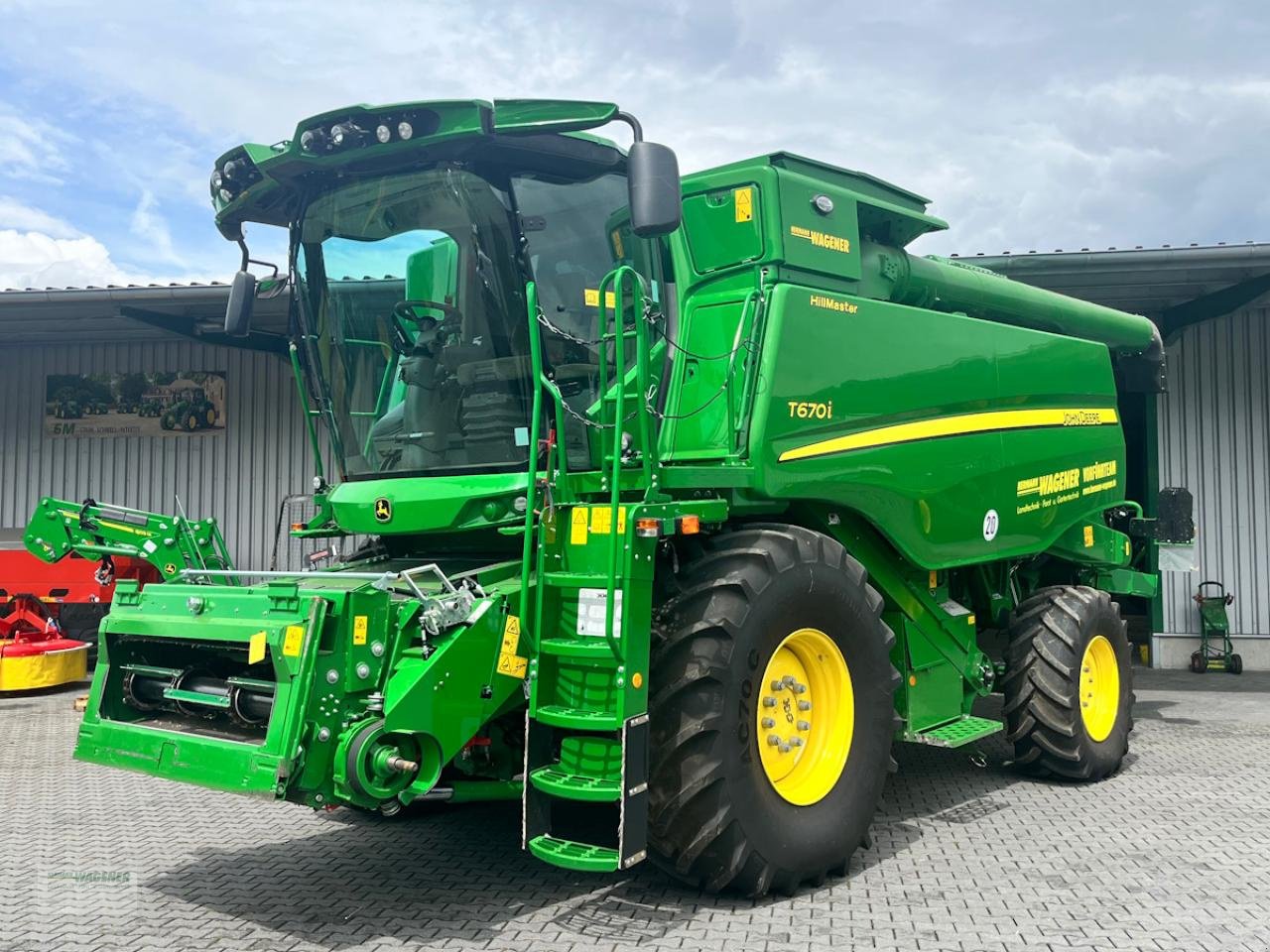 Mähdrescher Türe ait John Deere T 670HM, Neumaschine içinde Bad Wildungen - Wega (resim 1)