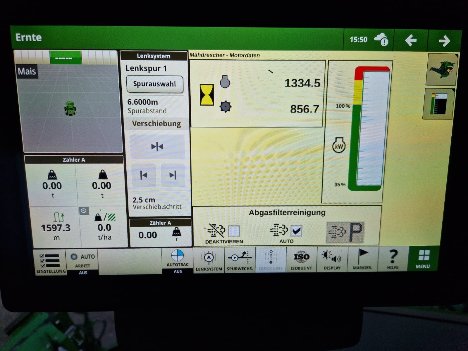 Mähdrescher of the type John Deere T5 600, Gebrauchtmaschine in Grund (Picture 14)