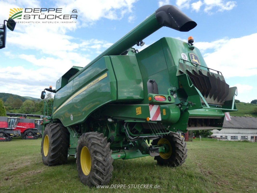 Mähdrescher des Typs John Deere T550 HillMaster mit 722X + SWW, Gebrauchtmaschine in Lauterberg/Barbis (Bild 13)