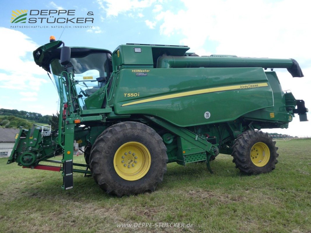 Mähdrescher des Typs John Deere T550 HillMaster mit 722X + SWW, Gebrauchtmaschine in Lauterberg/Barbis (Bild 14)