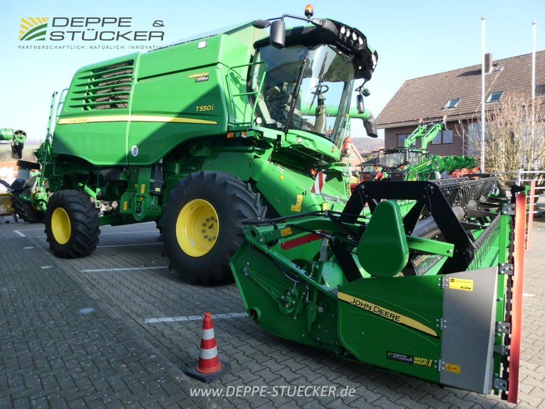 Mähdrescher des Typs John Deere T550 HM mit 620R + SWW, Gebrauchtmaschine in Polleben (Bild 20)