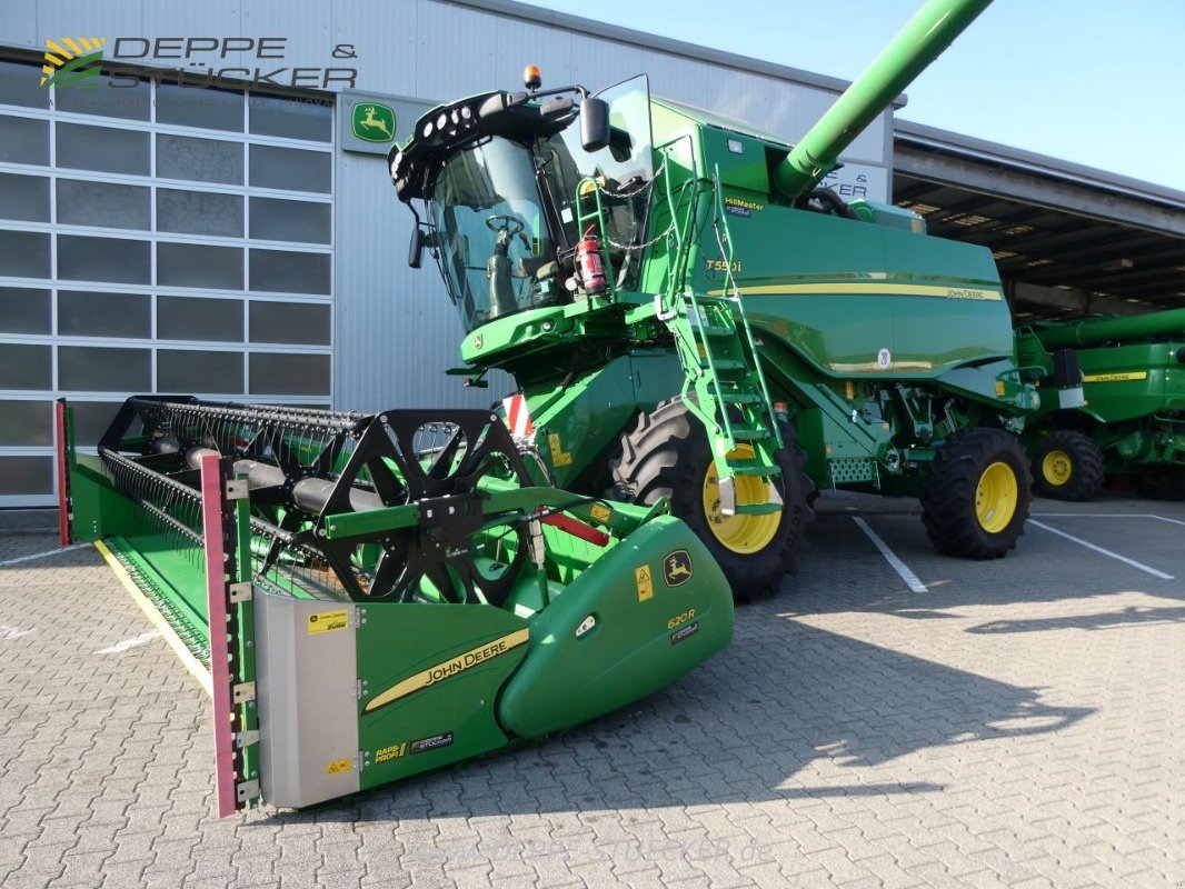 Mähdrescher des Typs John Deere T550 HM mit 620R + SWW, Gebrauchtmaschine in Polleben (Bild 22)