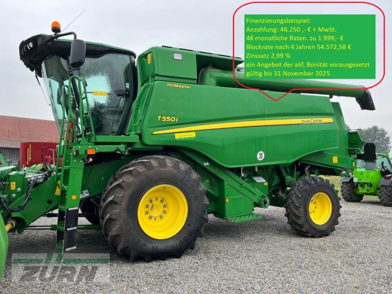 Mähdrescher vrste John Deere T550 HM (MY19), Gebrauchtmaschine v Kanzach (Slika 1)