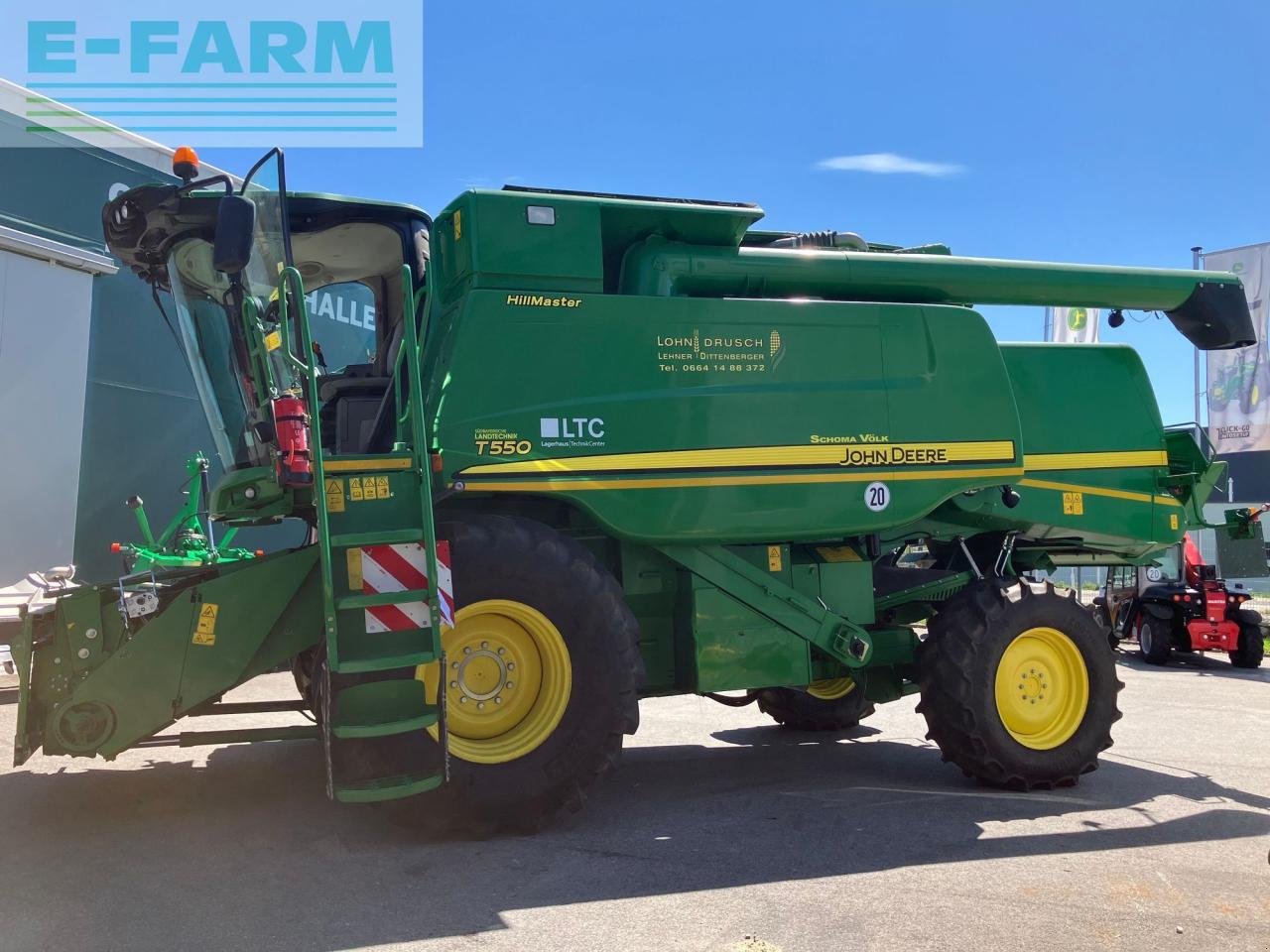 Mähdrescher типа John Deere T550 HM, Gebrauchtmaschine в REDLHAM (Фотография 2)