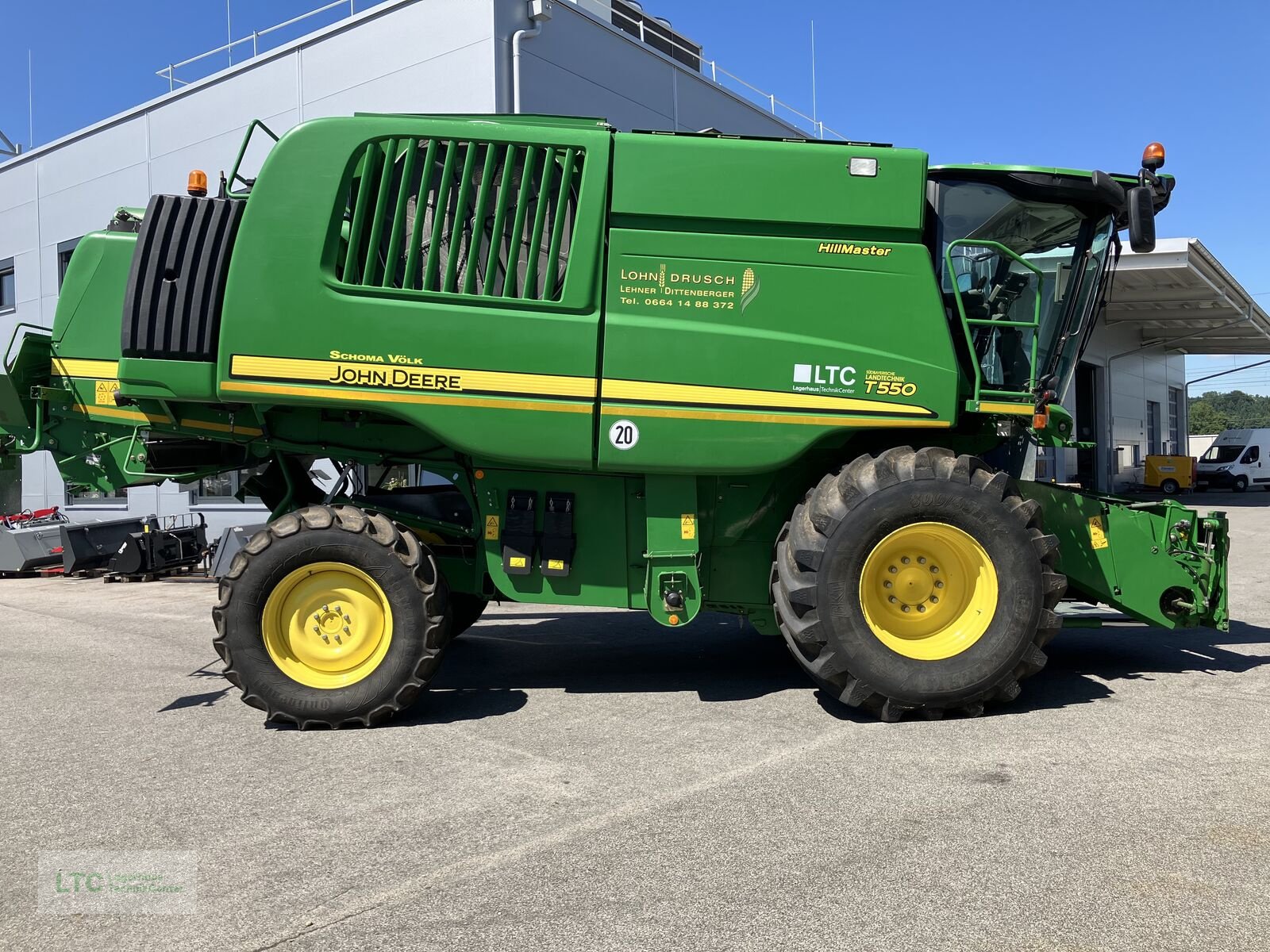 Mähdrescher typu John Deere T550 HM, Gebrauchtmaschine v Redlham (Obrázek 4)
