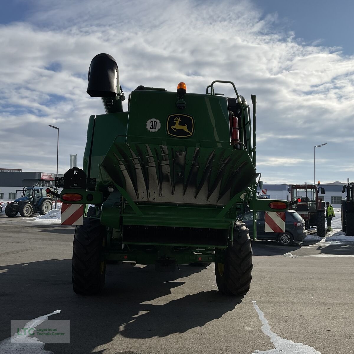 Mähdrescher des Typs John Deere T550 i, Vorführmaschine in Korneuburg (Bild 4)