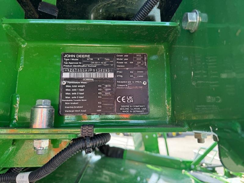 Mähdrescher tip John Deere T550, Gebrauchtmaschine in Wargnies Le Grand (Poză 4)