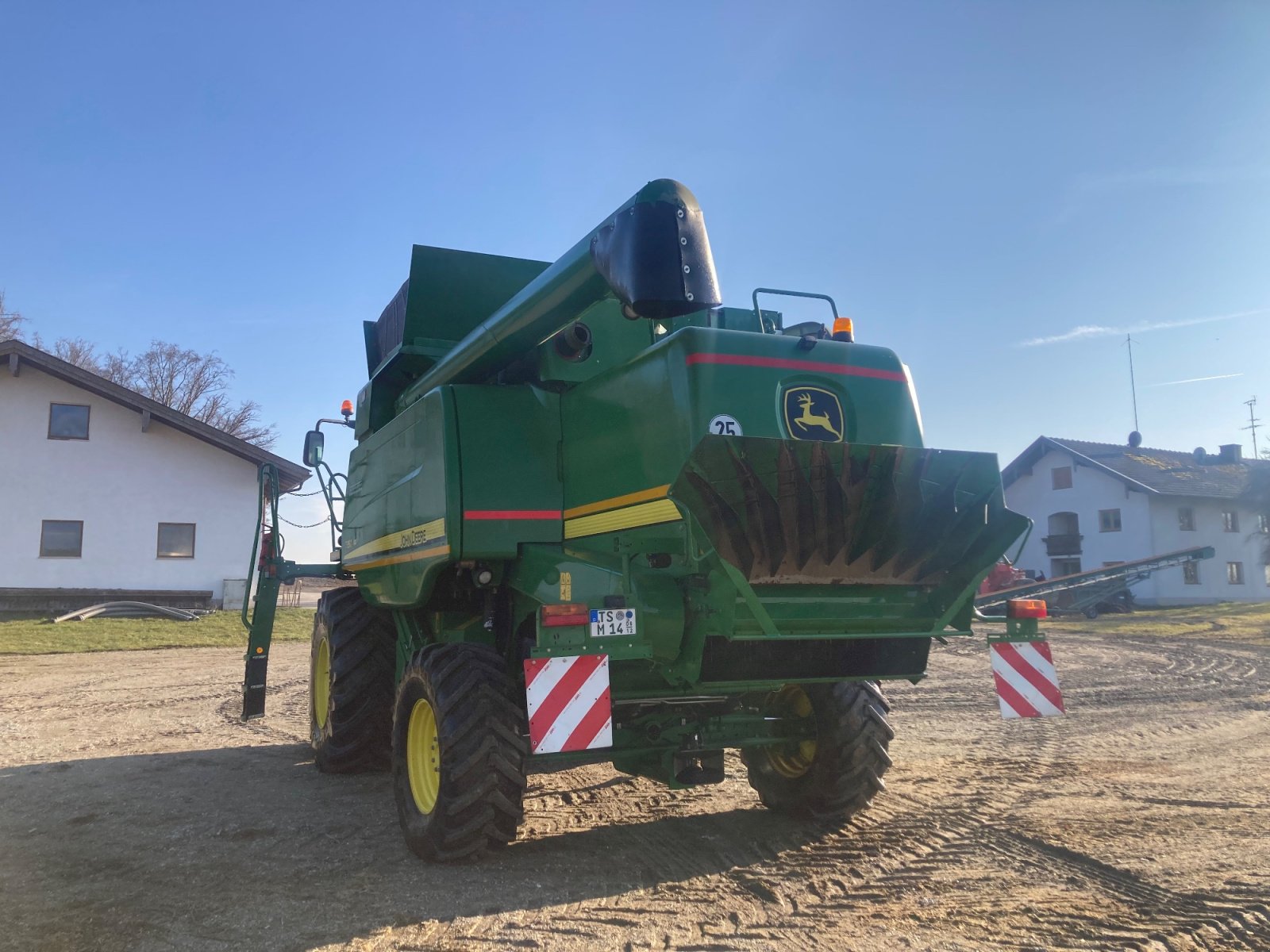 Mähdrescher типа John Deere T550, Gebrauchtmaschine в Tittmoning (Фотография 3)