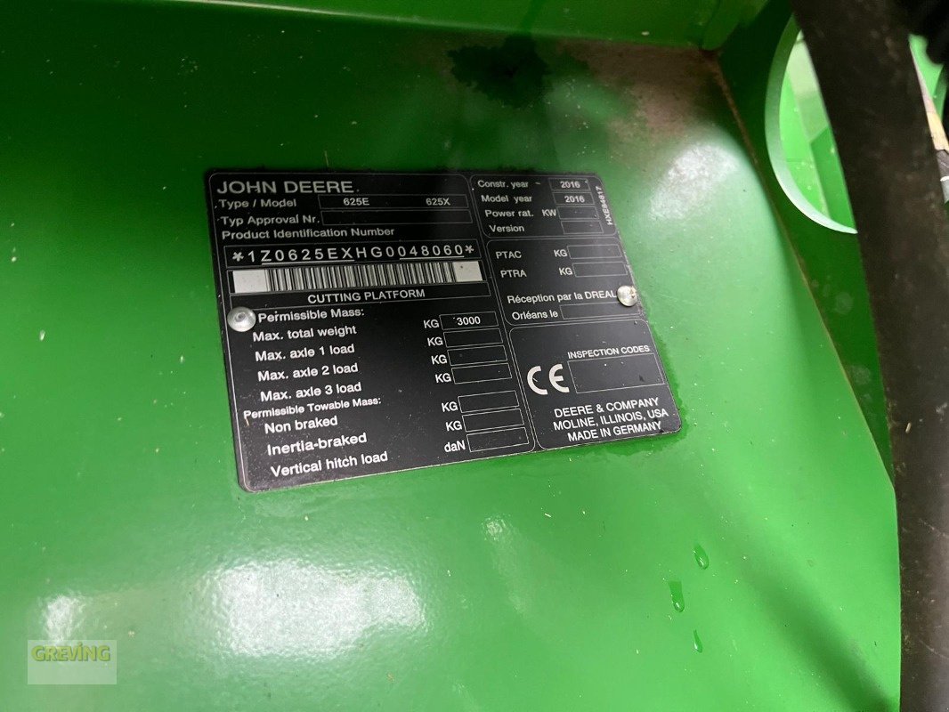 Mähdrescher a típus John Deere T550i inkl. John Deere 625X, Gebrauchtmaschine ekkor: Ahaus (Kép 25)