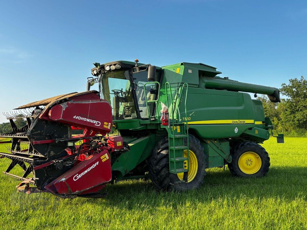 Mähdrescher Türe ait John Deere T560, 1976 Trommelstd. Auto Contour, Gebrauchtmaschine içinde Schutterzell (resim 3)