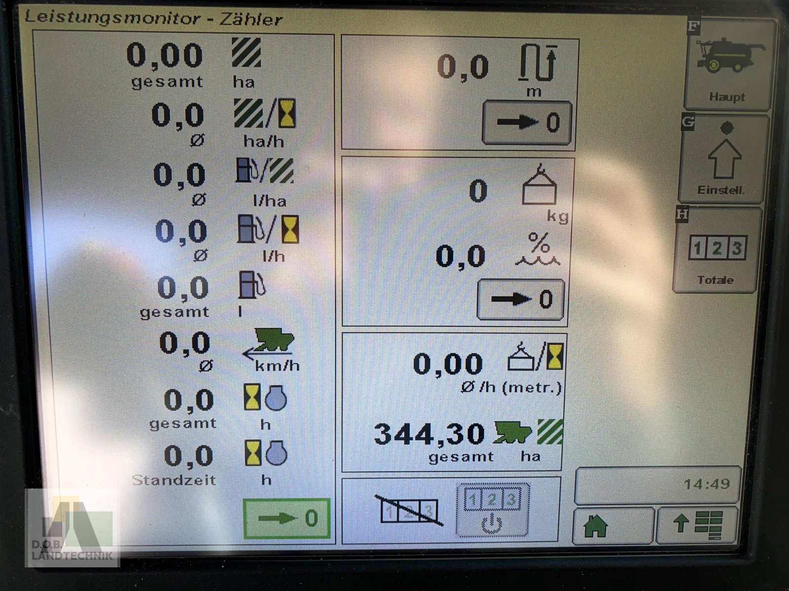 Mähdrescher des Typs John Deere T560 Hillmaster, Gebrauchtmaschine in Lauterhofen (Bild 28)
