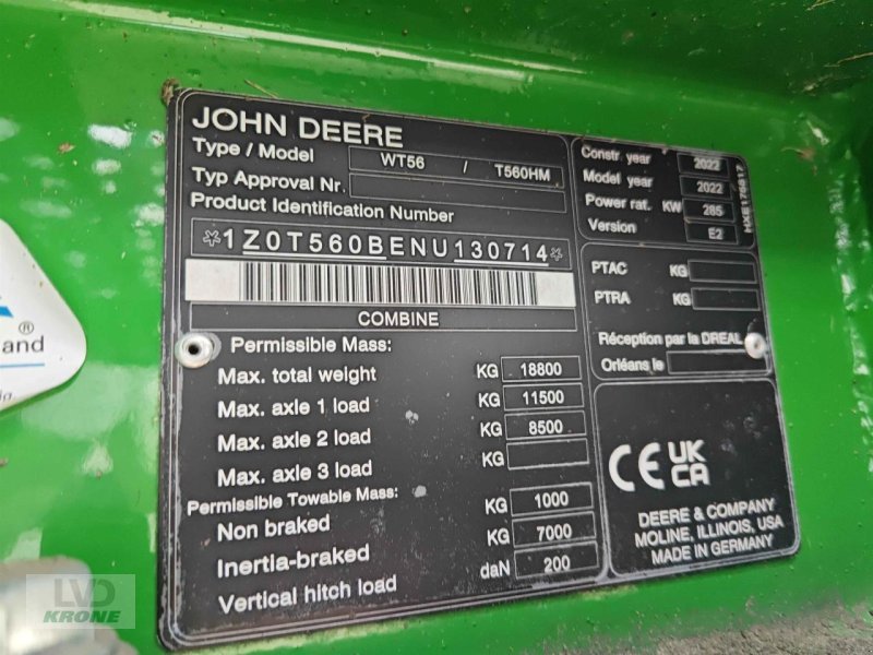 Mähdrescher of the type John Deere T560 Hillmaster, Gebrauchtmaschine in Spelle (Picture 11)