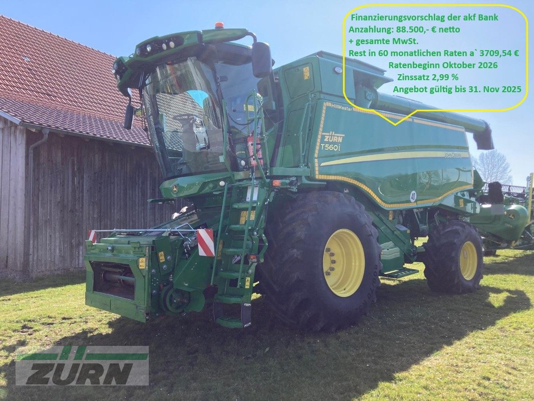 Mähdrescher typu John Deere T560 HM, Gebrauchtmaschine v Inneringen (Obrázek 1)