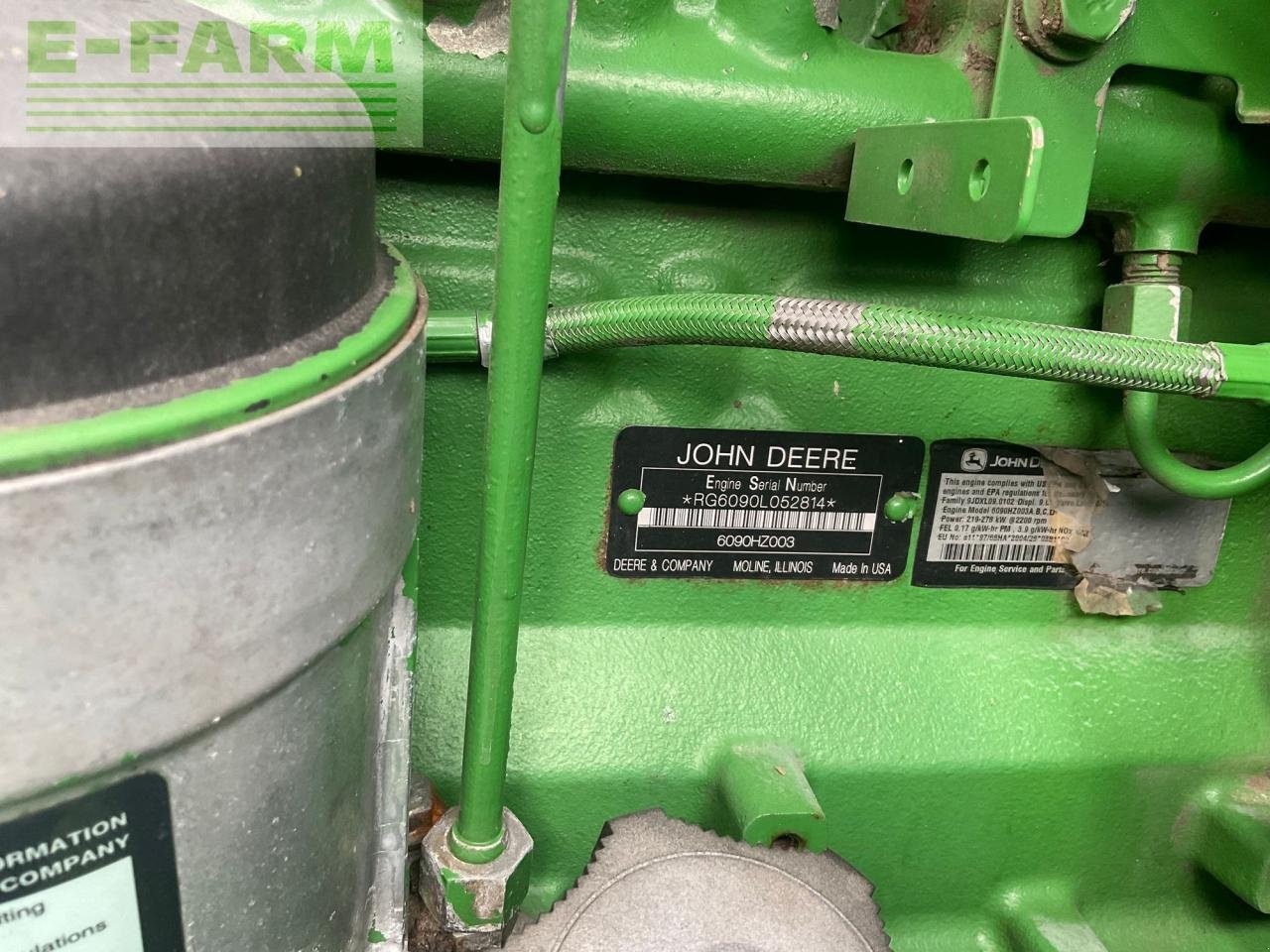 Mähdrescher Türe ait John Deere T560HM, Gebrauchtmaschine içinde REDLHAM (resim 4)