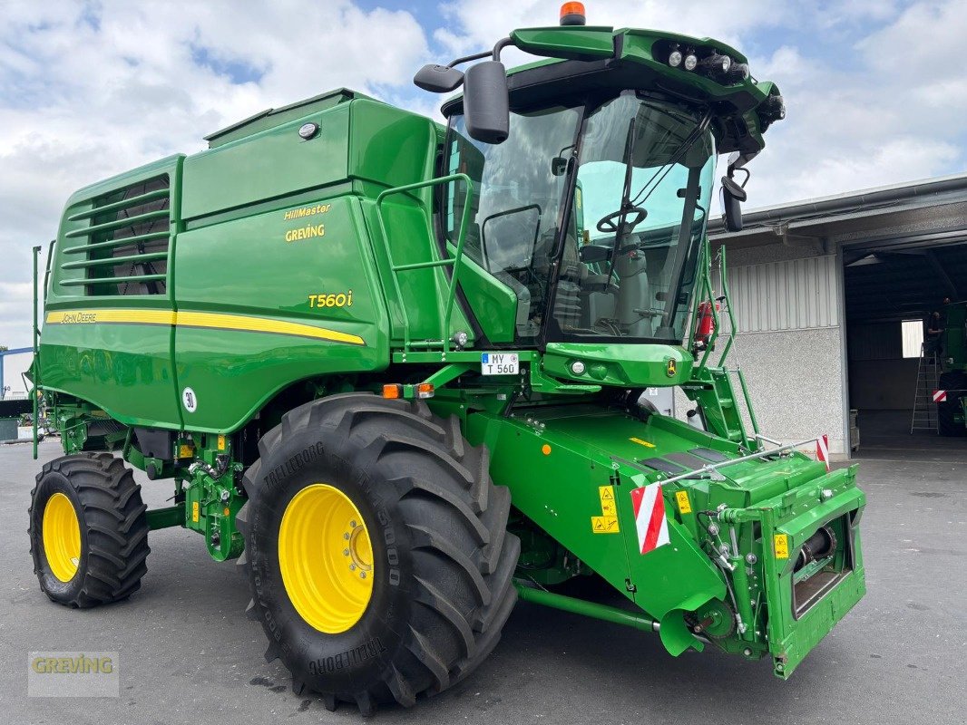 Mähdrescher des Typs John Deere T560i HM ProDrive 30Km/h inkl. John Deere 730X, Gebrauchtmaschine in Euskirchen (Bild 1)