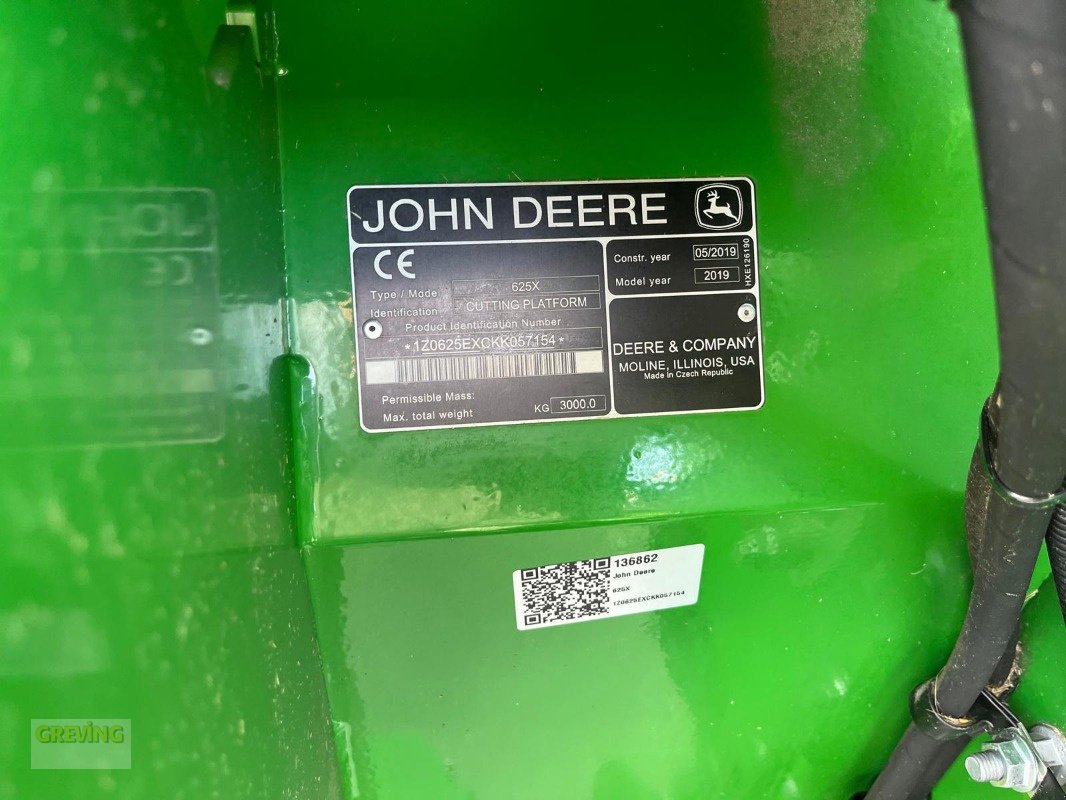 Mähdrescher typu John Deere T560i HM ProDrive 40Km/h inkl. John Deere 625X, Gebrauchtmaschine v Euskirchen (Obrázek 30)