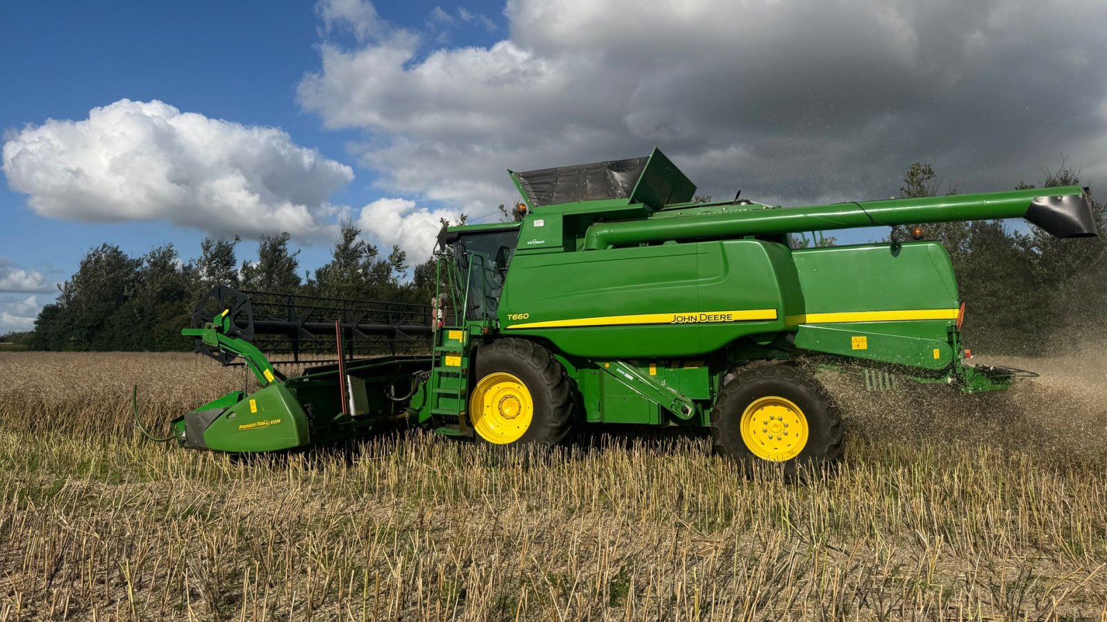 Mähdrescher typu John Deere T660 4wd & Powerflow skærbord, autotrac ready, Gebrauchtmaschine v Tønder (Obrázek 21)