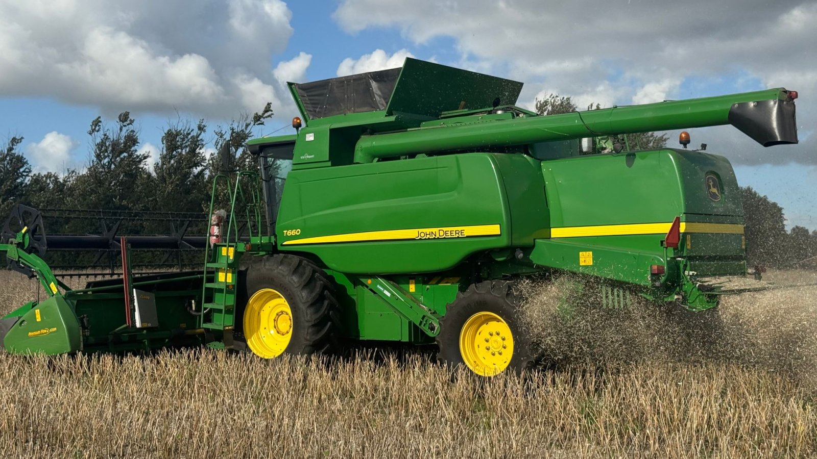 Mähdrescher typu John Deere T660 4wd & Powerflow skærbord, autotrac ready, Gebrauchtmaschine v Tønder (Obrázek 14)