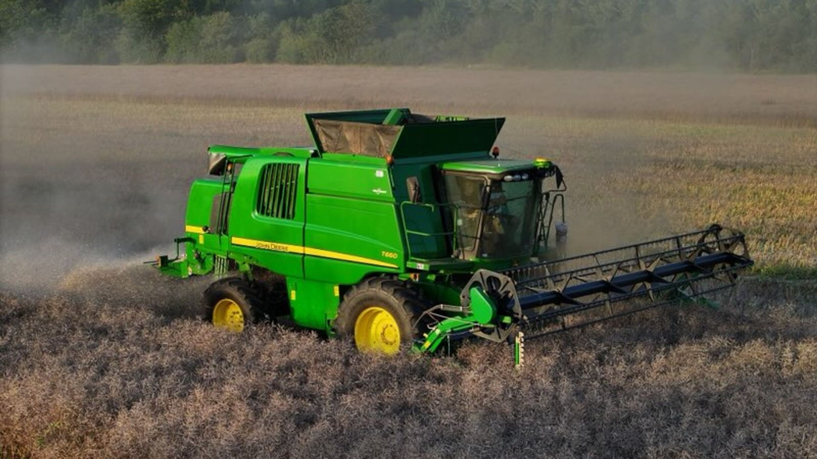 Mähdrescher typu John Deere T660 4wd & Powerflow skærbord, autotrac ready, Gebrauchtmaschine v Tønder (Obrázek 1)