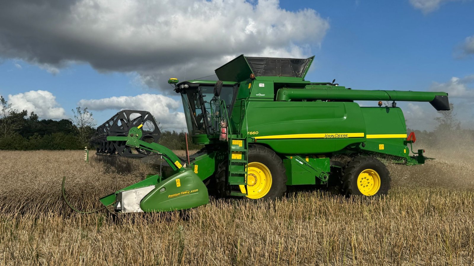 Mähdrescher typu John Deere T660 4wd & Powerflow skærbord, autotrac ready, Gebrauchtmaschine v Tønder (Obrázek 18)