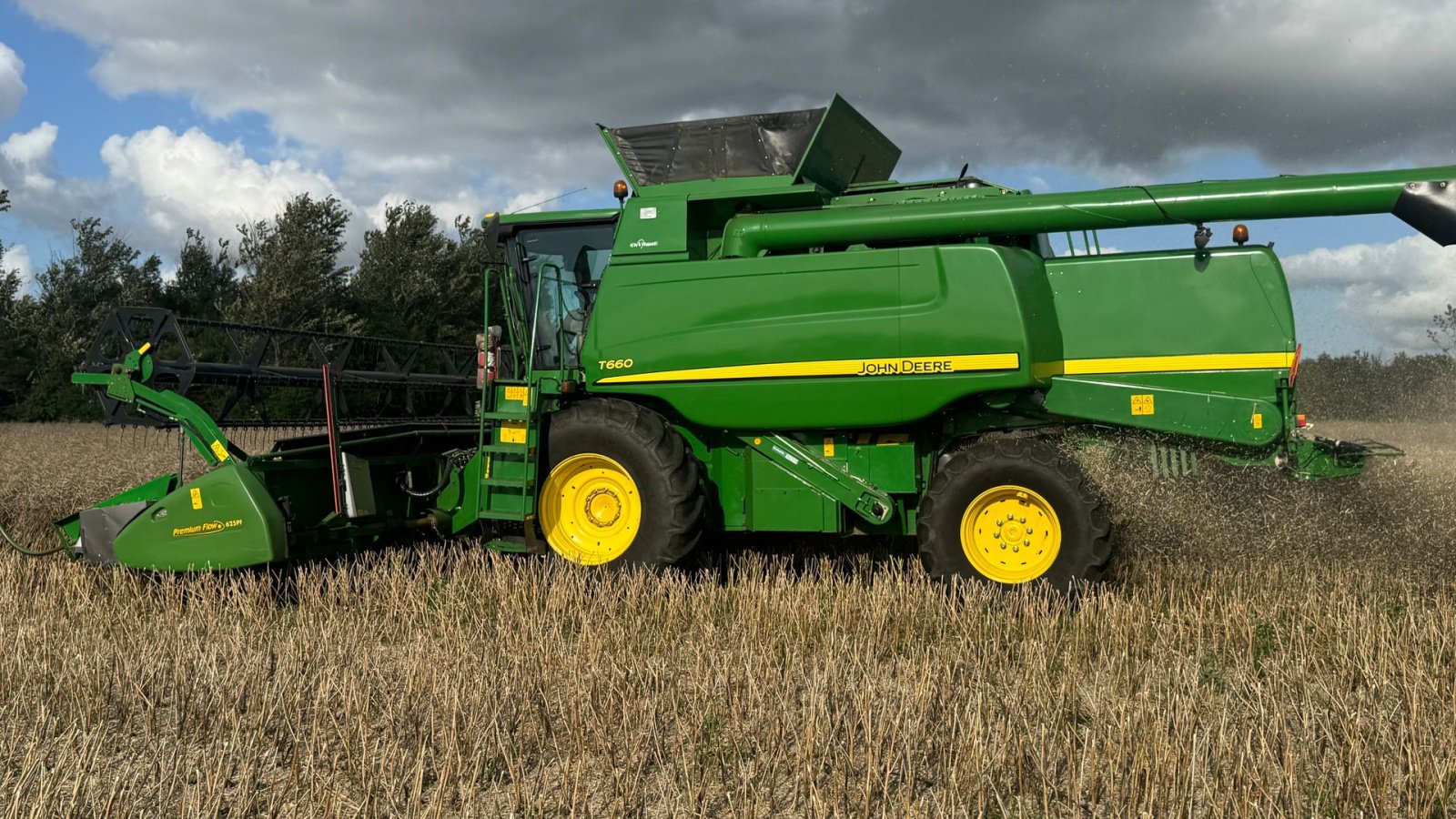 Mähdrescher typu John Deere T660 4wd & Powerflow skærbord, autotrac ready, Gebrauchtmaschine v Tønder (Obrázek 16)