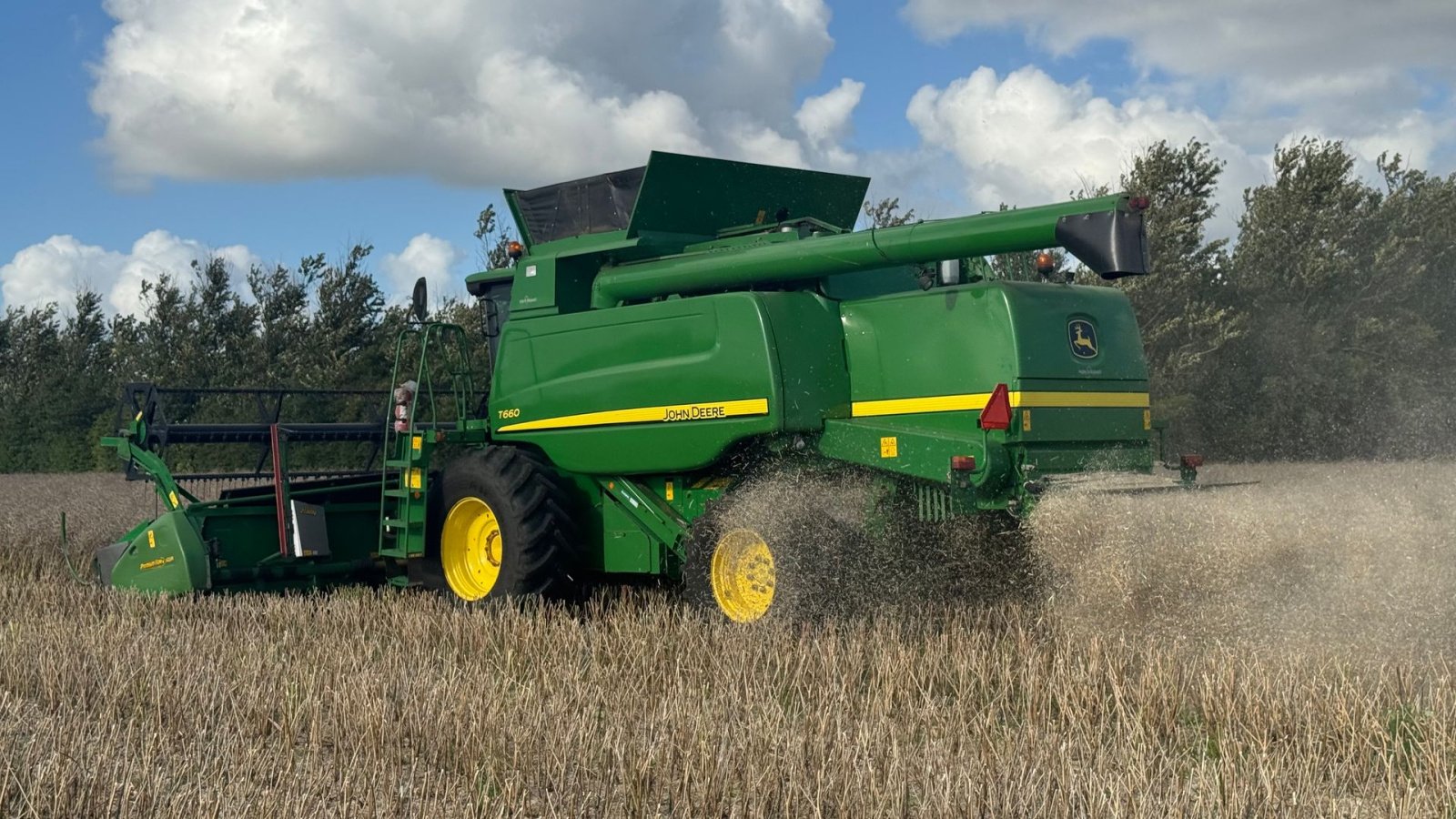 Mähdrescher typu John Deere T660 4wd & Powerflow skærbord, autotrac ready, Gebrauchtmaschine v Tønder (Obrázek 13)