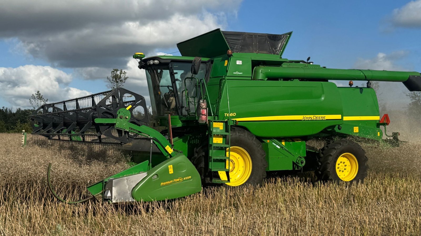 Mähdrescher typu John Deere T660 4wd & Powerflow skærbord, autotrac ready, Gebrauchtmaschine v Tønder (Obrázek 19)