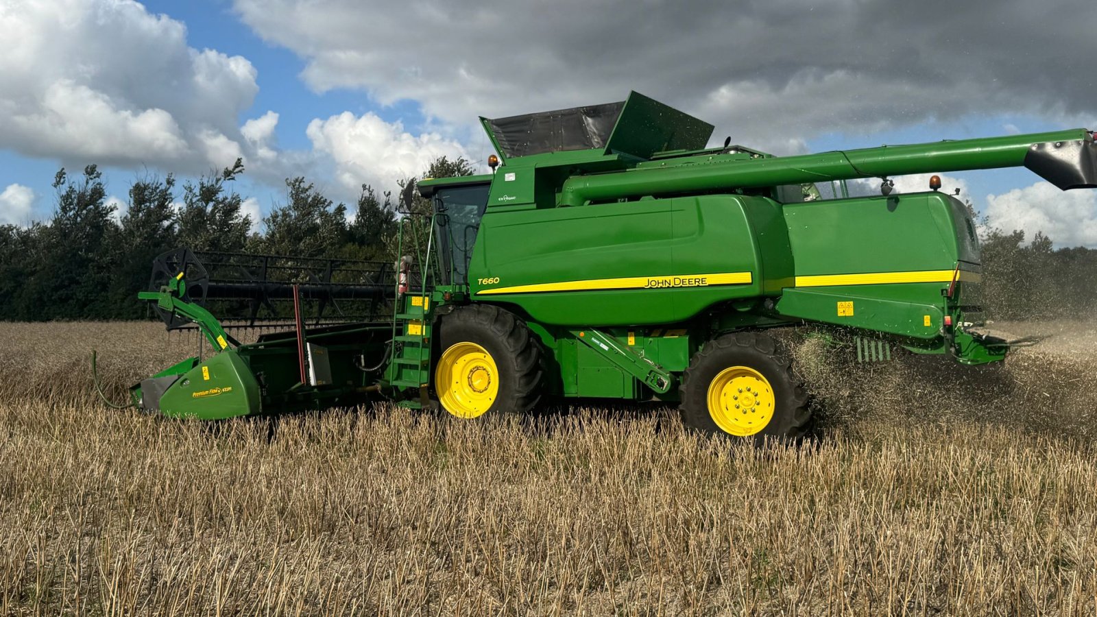 Mähdrescher от тип John Deere T660 4wd & Powerflow skærbord, autotrac ready, Gebrauchtmaschine в Tønder (Снимка 8)