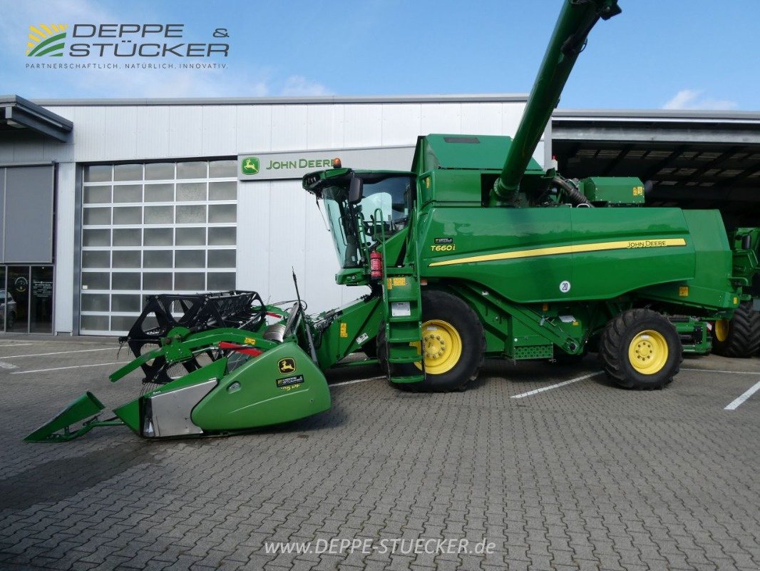 Mähdrescher του τύπου John Deere T660 LL + 625 PremiumFlow + SWW, Gebrauchtmaschine σε Lauterberg/Barbis (Φωτογραφία 3)