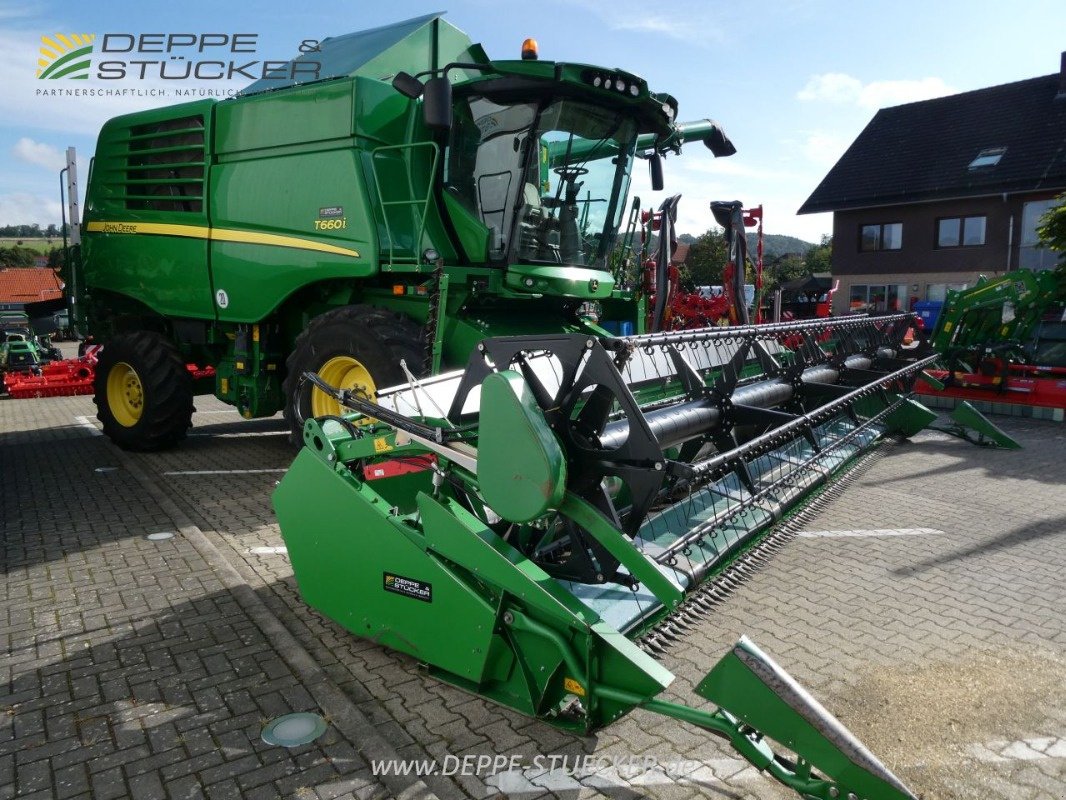 Mähdrescher типа John Deere T660 LL + 625 PremiumFlow + SWW, Gebrauchtmaschine в Lauterberg/Barbis (Фотография 9)