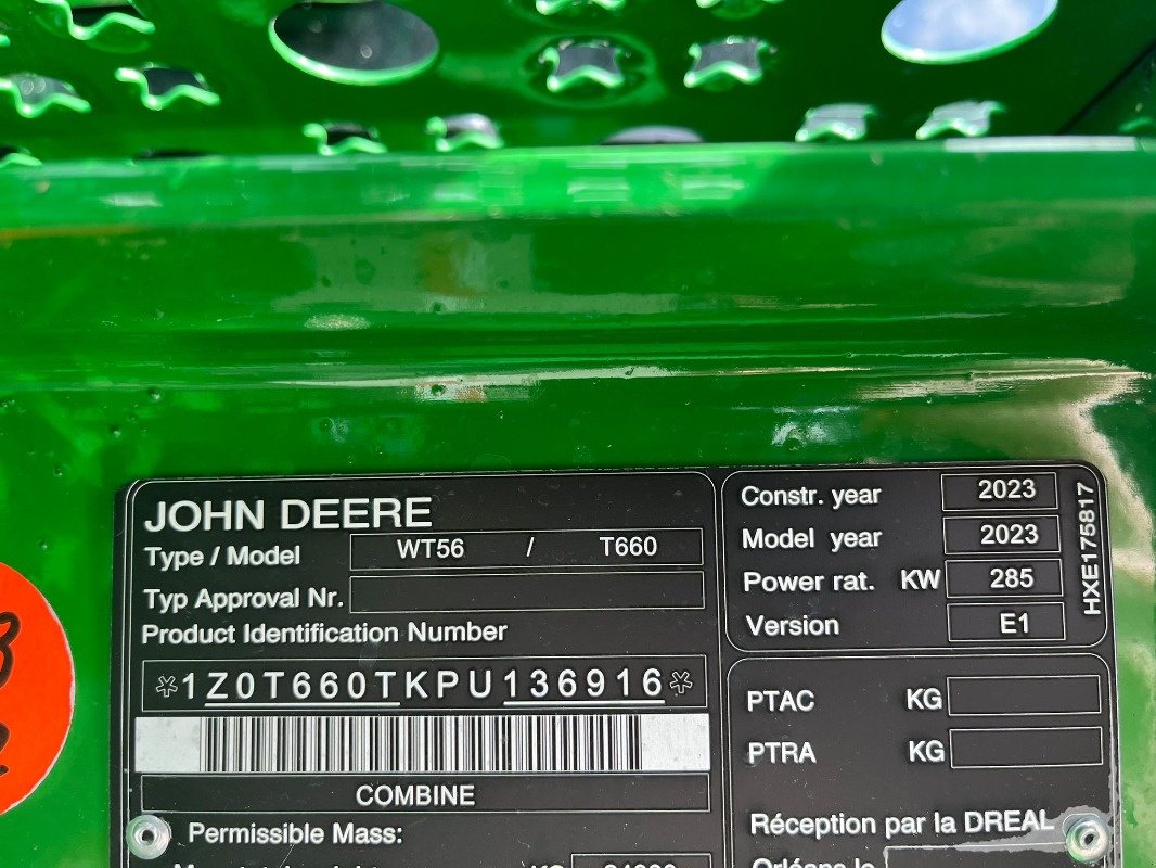 Mähdrescher of the type John Deere T660, Gebrauchtmaschine in Sittensen (Picture 10)