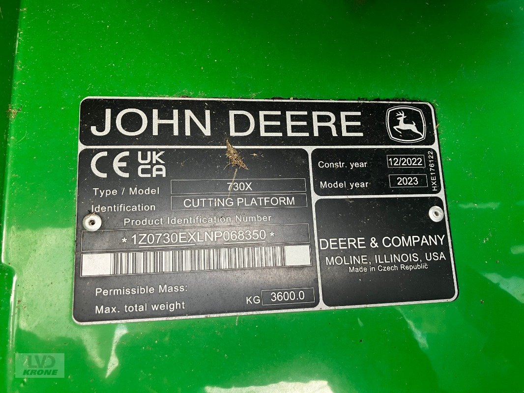 Mähdrescher typu John Deere T660i, Gebrauchtmaschine v Alt-Mölln (Obrázek 11)