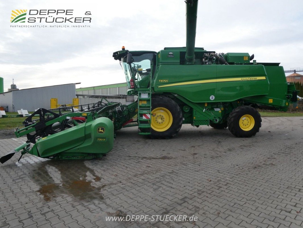 Mähdrescher typu John Deere T670 mit 730X, Gebrauchtmaschine v Barnstädt (Obrázek 8)