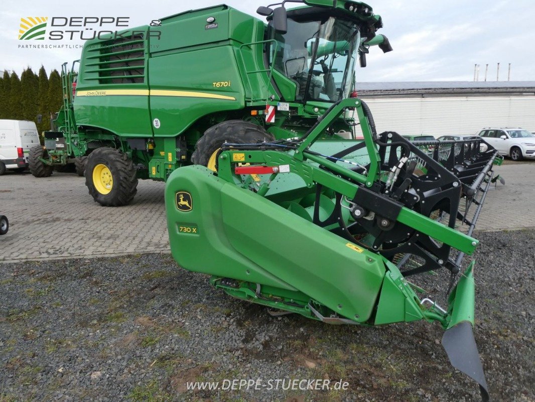 Mähdrescher typu John Deere T670 mit 730X, Gebrauchtmaschine v Barnstädt (Obrázek 12)