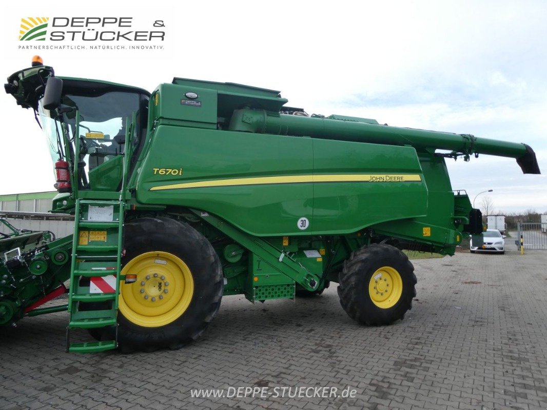 Mähdrescher typu John Deere T670 mit 730X, Gebrauchtmaschine v Barnstädt (Obrázek 18)