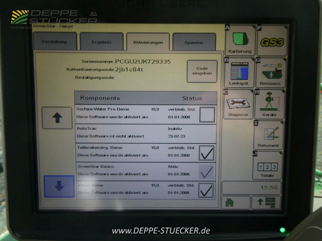 Mähdrescher typu John Deere T670 mit 730X, Gebrauchtmaschine v Barnstädt (Obrázek 29)