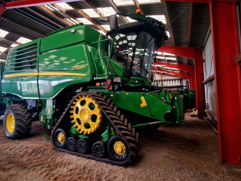 Mähdrescher a típus John Deere T670 Raupe mit 730FD, Gebrauchtmaschine ekkor: Lauterberg/Barbis (Kép 1)
