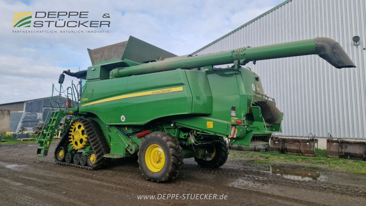 Mähdrescher Türe ait John Deere T670 Raupe mit RD30F, SWW, PGPP, Gebrauchtmaschine içinde Kölleda (resim 4)
