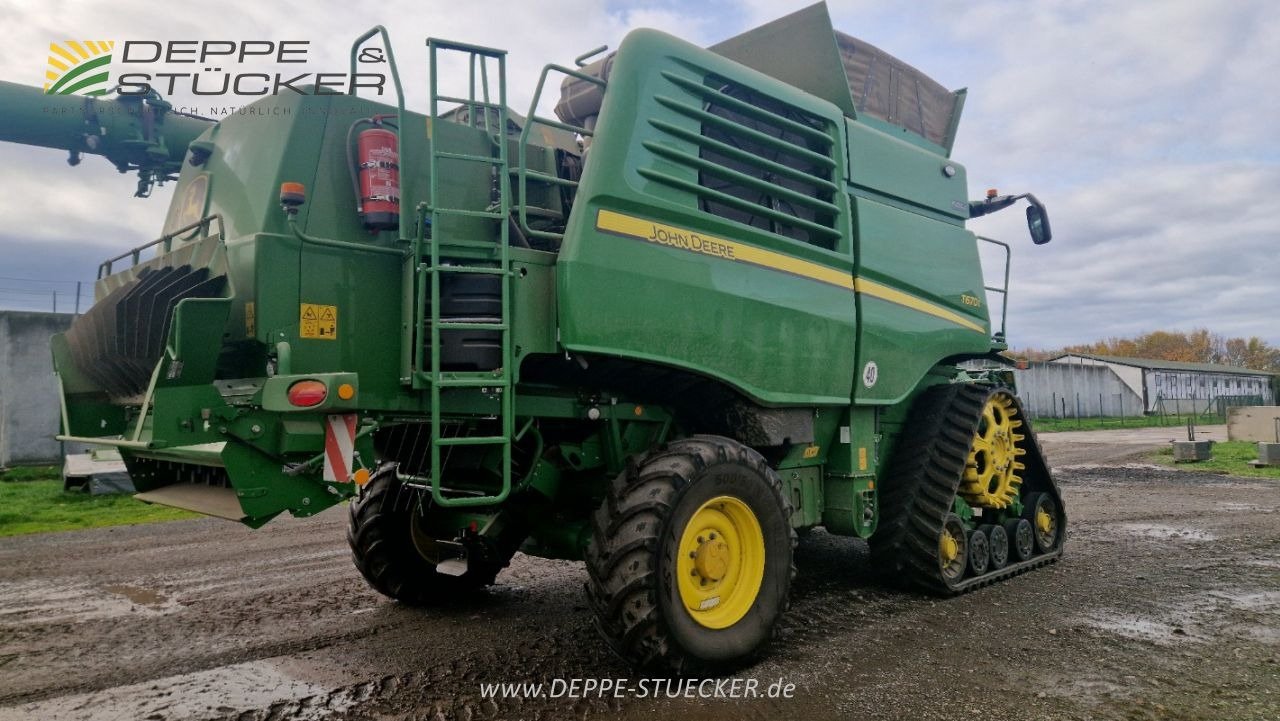 Mähdrescher Türe ait John Deere T670 Raupe mit RD30F, SWW, PGPP, Gebrauchtmaschine içinde Kölleda (resim 5)