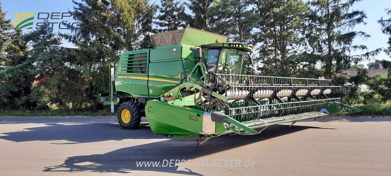 Mähdrescher typu John Deere T670, Gebrauchtmaschine w Lauterberg/Barbis (Zdjęcie 4)