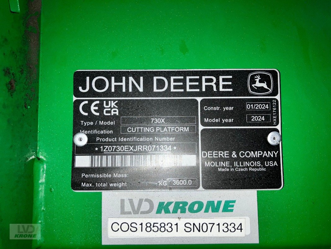 Mähdrescher des Typs John Deere T670, Gebrauchtmaschine in Alt-Mölln (Bild 11)