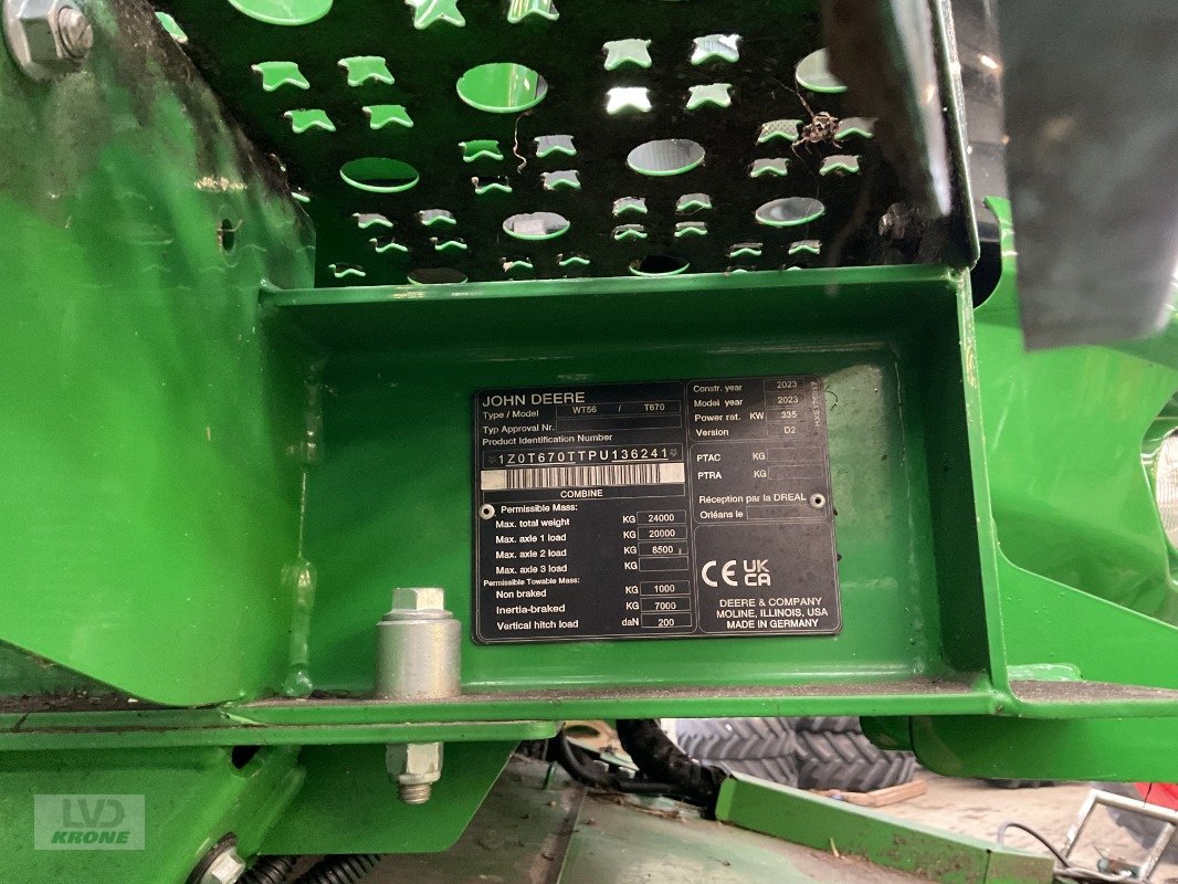 Mähdrescher del tipo John Deere T670, Gebrauchtmaschine en Spelle (Imagen 14)