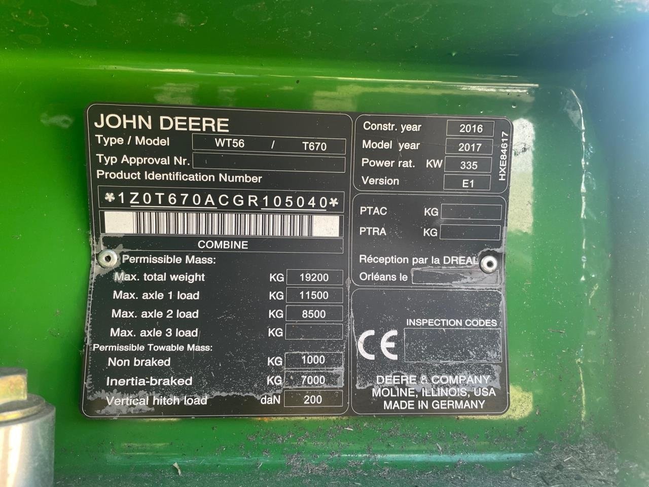 Mähdrescher типа John Deere T670I, 4 WD, Gebrauchtmaschine в Redsted M (Фотография 11)