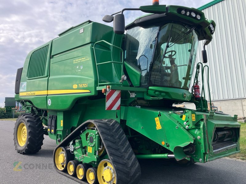 Mähdrescher del tipo John Deere T670i mit Raupenlaufwerk, Gebrauchtmaschine en Jahnatal (Imagen 2)