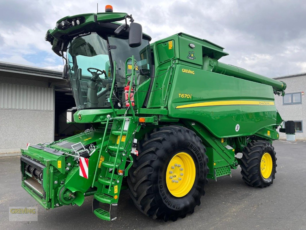 Mähdrescher des Typs John Deere T670i ProDrive 30Km/h inkl. Zürn 730 Premium Flow, Neumaschine in Euskirchen (Bild 8)