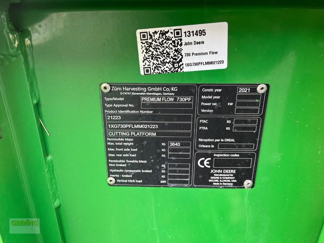 Mähdrescher des Typs John Deere T670i ProDrive 30Km/h inkl. Zürn 730 Premium Flow, Neumaschine in Euskirchen (Bild 30)